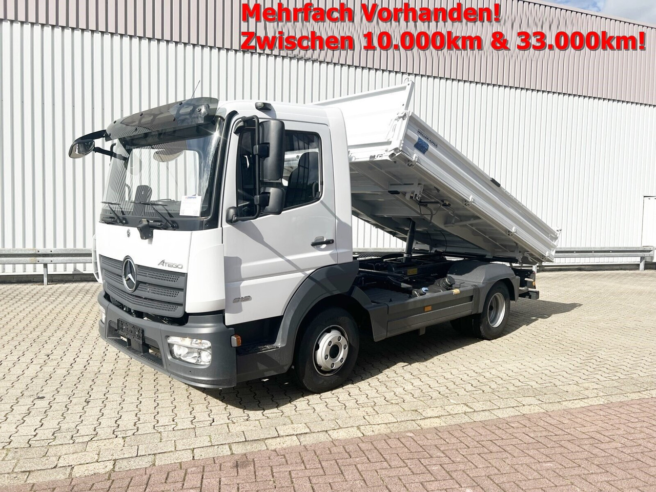 Mercedes-Benz Atego 818 K 4x2 Atego 818 K 4x2, 2x AHK, Meiller-Kipper, mehrfach Vorhanden! - Camion benne: photos 1 Mercedes-Benz Atego 818 K 4x2 Atego 818 K 4x2, 2x AHK, Meiller-Kipper, mehrfach Vorhanden! - Camion benne: photos 1