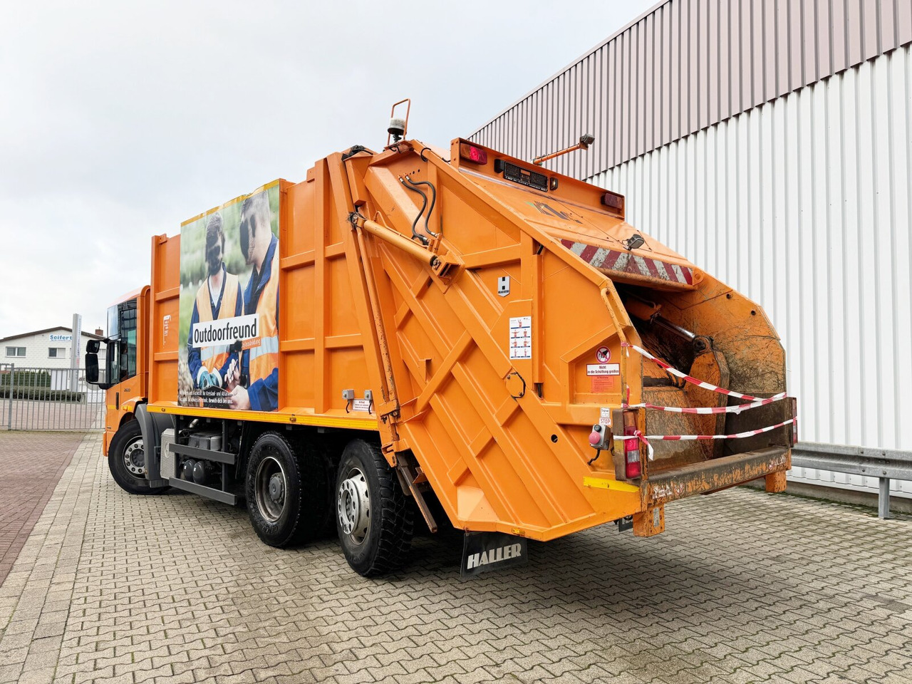 Benne à ordures ménagères pour transport de déchets Mercedes-Benz Econic 2633 LL 6x2/4 NLA Econic 2633 LL 6x2/4 NLA, EEV, Lenkachse, Haller Aufbau: photos 13