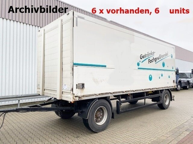 Orten PRASQ 18 Getränkeanhänger PRASQ 18 Getränkeanhänger, Stapleraufnahme, 6 x Vorhanden! - Remorque fourgon: photos 1 Orten PRASQ 18 Getränkeanhänger PRASQ 18 Getränkeanhänger, Stapleraufnahme, 6 x Vorhanden! - Remorque fourgon: photos 1