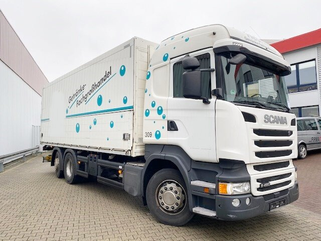 Camion fourgon Scania R450 LB 6x2-4 R450 LB 6x2-4 Getränkekoffer, Retarder, Lift-/Lenkachse, Stapleraufnahme: photos 9 Camion fourgon Scania R450 LB 6x2-4 R450 LB 6x2-4 Getränkekoffer, Retarder, Lift-/Lenkachse, Stapleraufnahme: photos 9