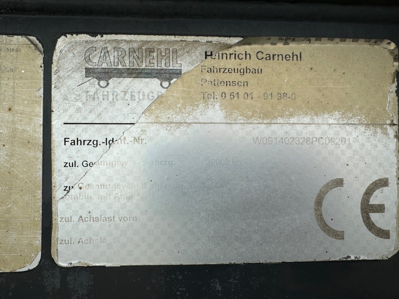 Carnehl CHKS/HH CHKS/HH, Stahlmulde ca. 25m³ - Semi-remorque: photos 2 Carnehl CHKS/HH CHKS/HH, Stahlmulde ca. 25m³ - Semi-remorque: photos 2