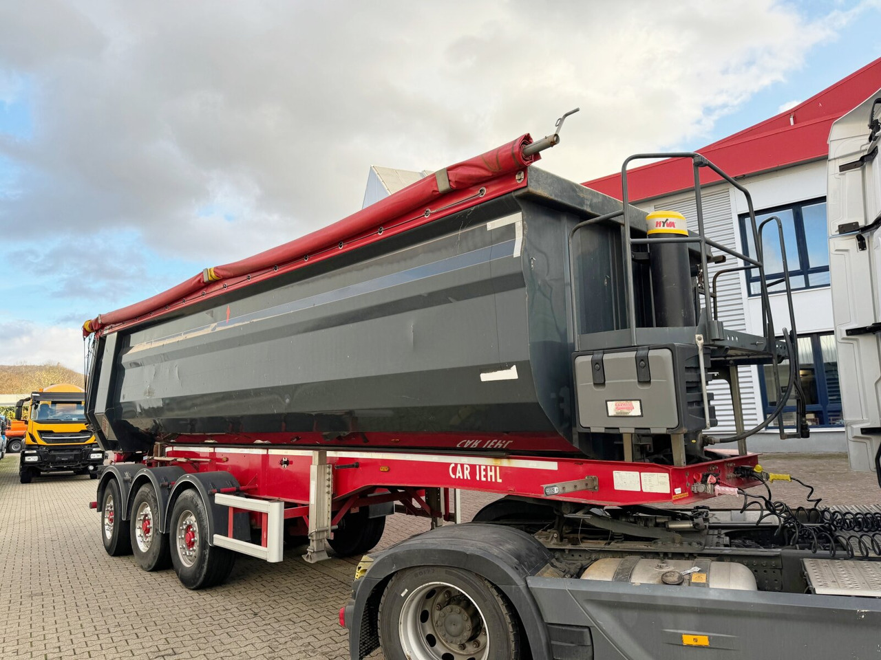 Carnehl CHKS/HH CHKS/HH, Stahlmulde ca. 34m³, Liftachse, Nachlauflenkachse - Semi-remorque: photos 5 Carnehl CHKS/HH CHKS/HH, Stahlmulde ca. 34m³, Liftachse, Nachlauflenkachse - Semi-remorque: photos 5