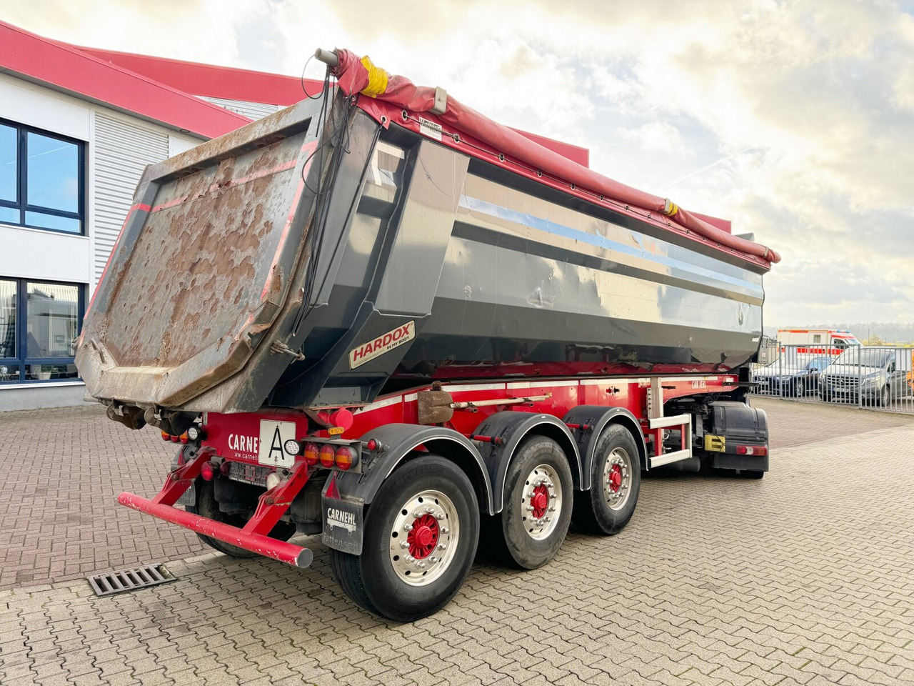 Carnehl CHKS/HH CHKS/HH, Stahlmulde ca. 34m³, Liftachse, Nachlauflenkachse - Semi-remorque: photos 4 Carnehl CHKS/HH CHKS/HH, Stahlmulde ca. 34m³, Liftachse, Nachlauflenkachse - Semi-remorque: photos 4