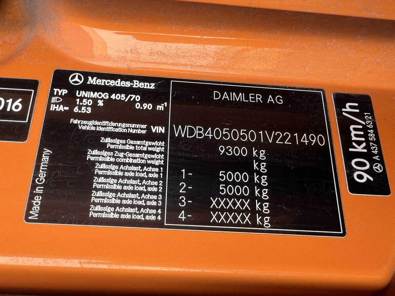 Unimog U 20 U405/70 4x4 U 20 U405/70 4x4, Kipper, Winterdienstplatte - Véhicule utilitaire: photos 5 Unimog U 20 U405/70 4x4 U 20 U405/70 4x4, Kipper, Winterdienstplatte - Véhicule utilitaire: photos 5