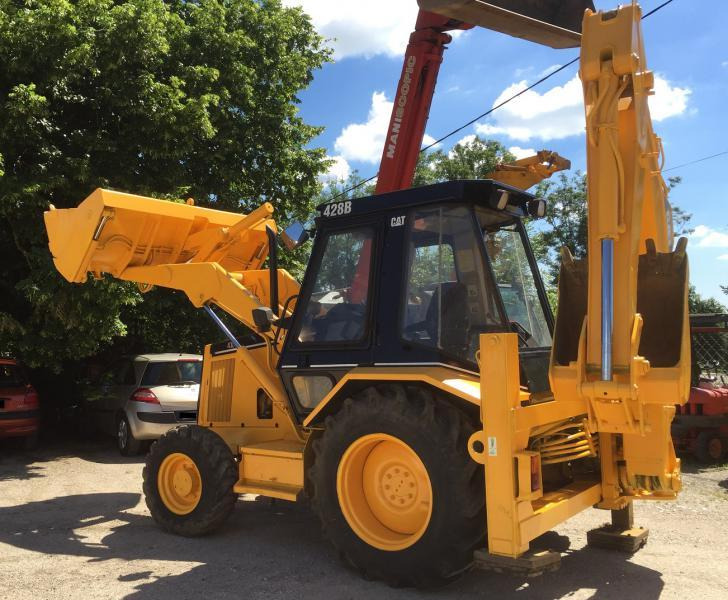 Caterpillar 428 B - Tractopelle: photos 2 Caterpillar 428 B - Tractopelle: photos 2