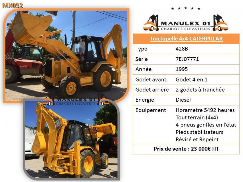 Caterpillar 428 B - Tractopelle: photos 5 Caterpillar 428 B - Tractopelle: photos 5