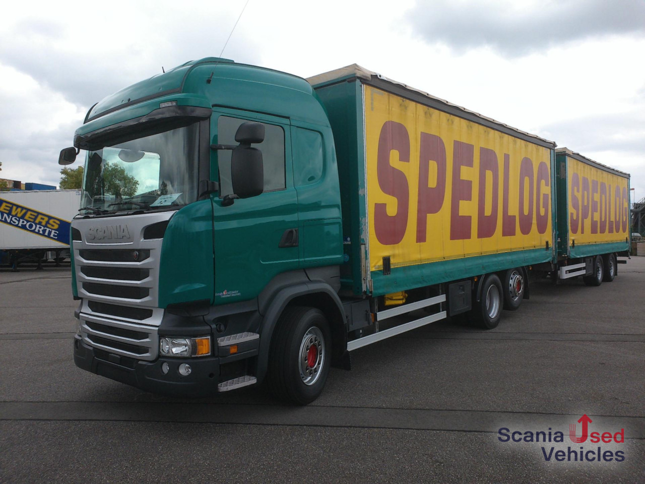 SCANIA R450LB6x2*4MNB LBW 2,0t NUR 462 TKM! HU neu! - Camion à rideaux coulissants: photos 1 SCANIA R450LB6x2*4MNB LBW 2,0t NUR 462 TKM! HU neu! - Camion à rideaux coulissants: photos 1