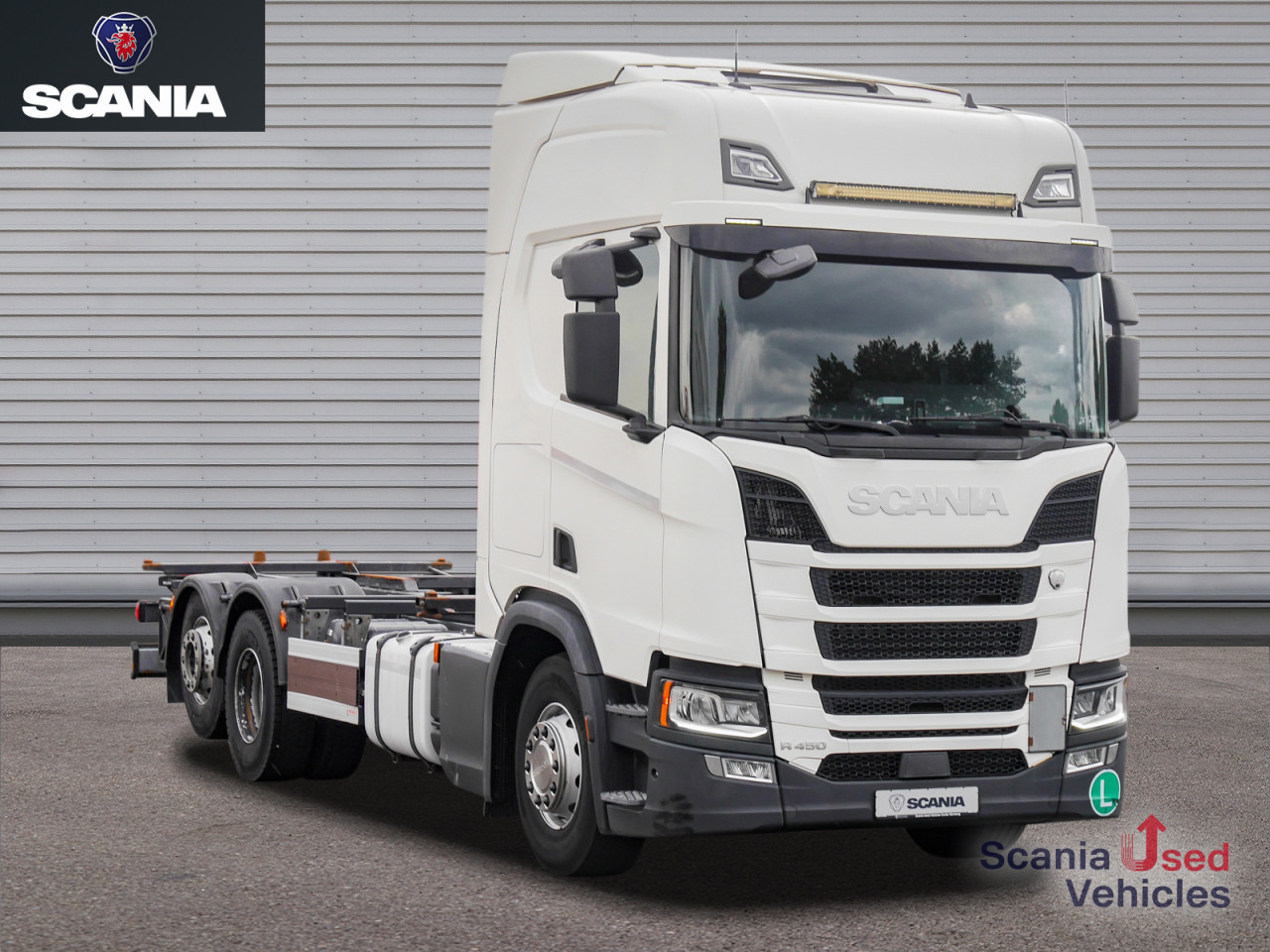 Camion porte-conteneur/ Caisse mobile SCANIA R 450 B6x2*4NB Lenkachse, Standklima: photos 8