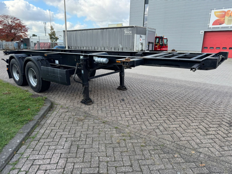 Krone 2-Axle / Chassis / BPW / TUV: 2-2026 / Belgium Trailer - Semi-remorque porte-conteneur/ Caisse mobile: photos 4 Krone 2-Axle / Chassis / BPW / TUV: 2-2026 / Belgium Trailer - Semi-remorque porte-conteneur/ Caisse mobile: photos 4