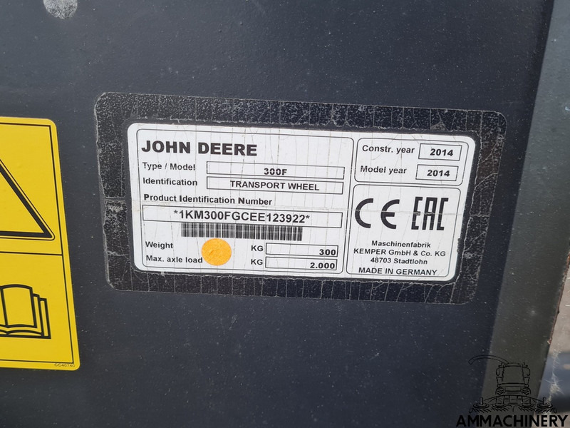 Kemper 390 PLUS support wheel - Accessoire aux ensileuses: photos 4 Kemper 390 PLUS support wheel - Accessoire aux ensileuses: photos 4