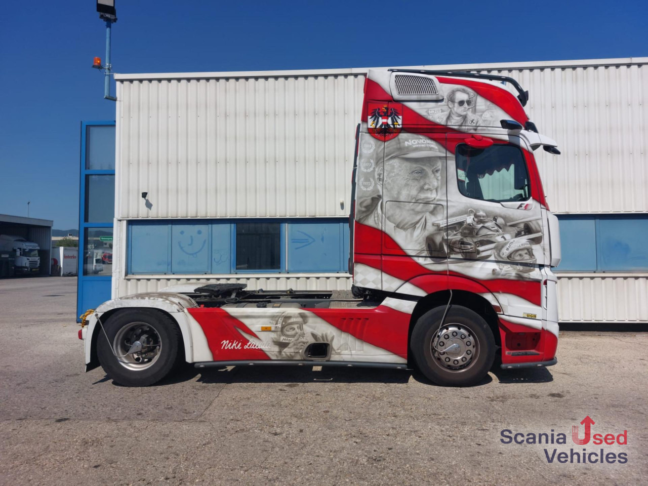 Tracteur routier MERCEDES-BENZ ACTROS 1848 LS GigaSpace Niki Lauda Edition: photos 12