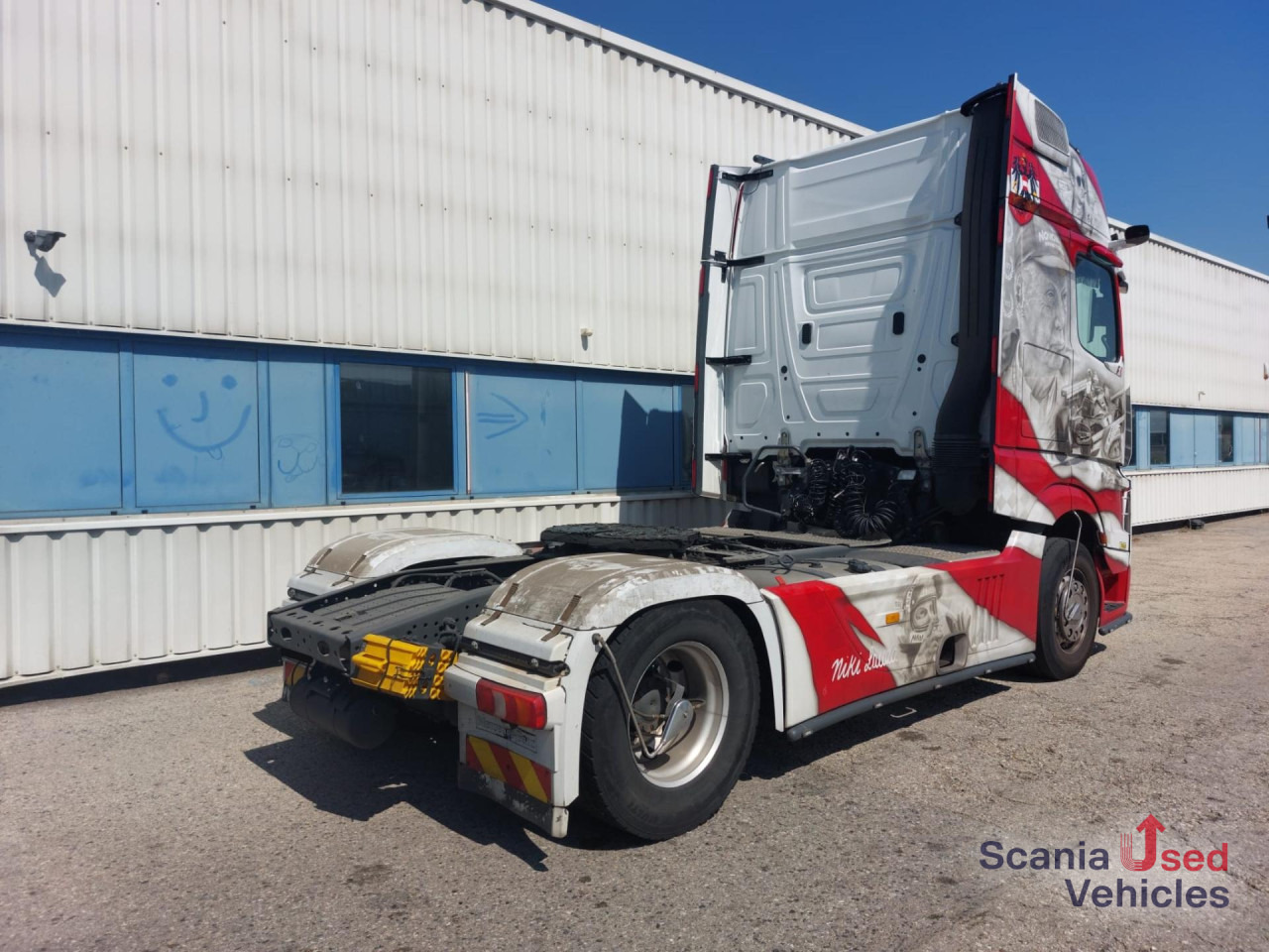 Tracteur routier MERCEDES-BENZ ACTROS 1848 LS GigaSpace Niki Lauda Edition: photos 8