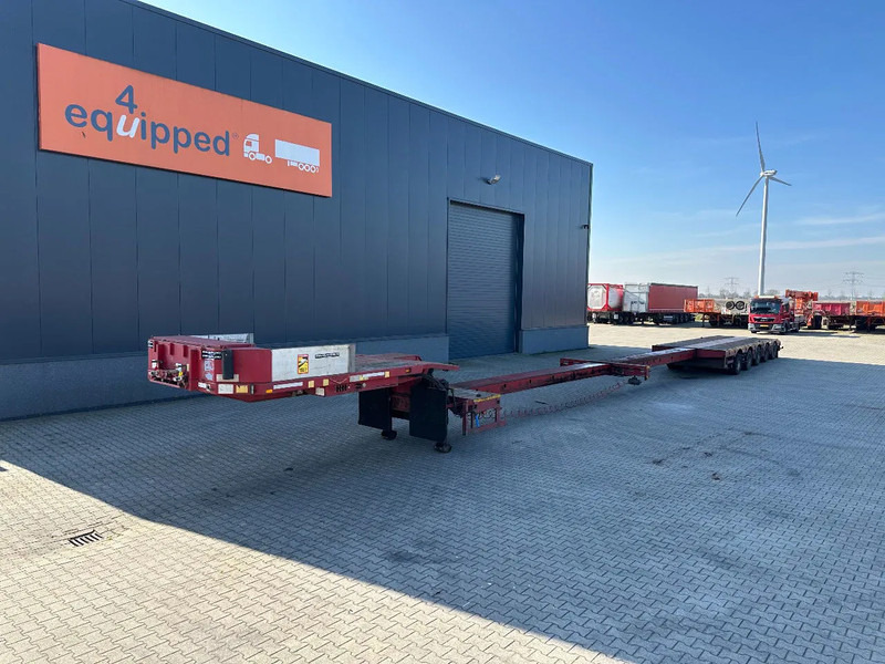 Broshuis 5ABSD-68/2, FIVE AXLE HYDRAULIC STEERED / 2x EXTENDABLE (27m) / SEMI LOW LOADER - Semi-remorque surbaissé: photos 1 Broshuis 5ABSD-68/2, FIVE AXLE HYDRAULIC STEERED / 2x EXTENDABLE (27m) / SEMI LOW LOADER - Semi-remorque surbaissé: photos 1