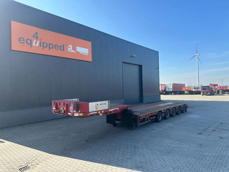 Broshuis 5ABSD-68/2, FIVE AXLE HYDRAULIC STEERED / 2x EXTENDABLE (27m) / SEMI LOW LOADER - Semi-remorque surbaissé: photos 2 Broshuis 5ABSD-68/2, FIVE AXLE HYDRAULIC STEERED / 2x EXTENDABLE (27m) / SEMI LOW LOADER - Semi-remorque surbaissé: photos 2