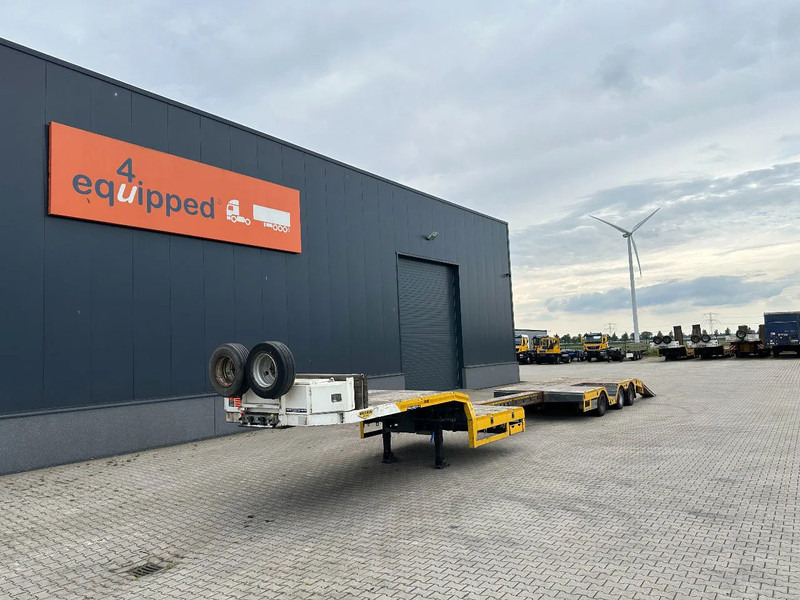 Broshuis E-2190/27 lowloader, wheel well, 4,1m extendable, steering axle - Semi-remorque surbaissé: photos 2 Broshuis E-2190/27 lowloader, wheel well, 4,1m extendable, steering axle - Semi-remorque surbaissé: photos 2