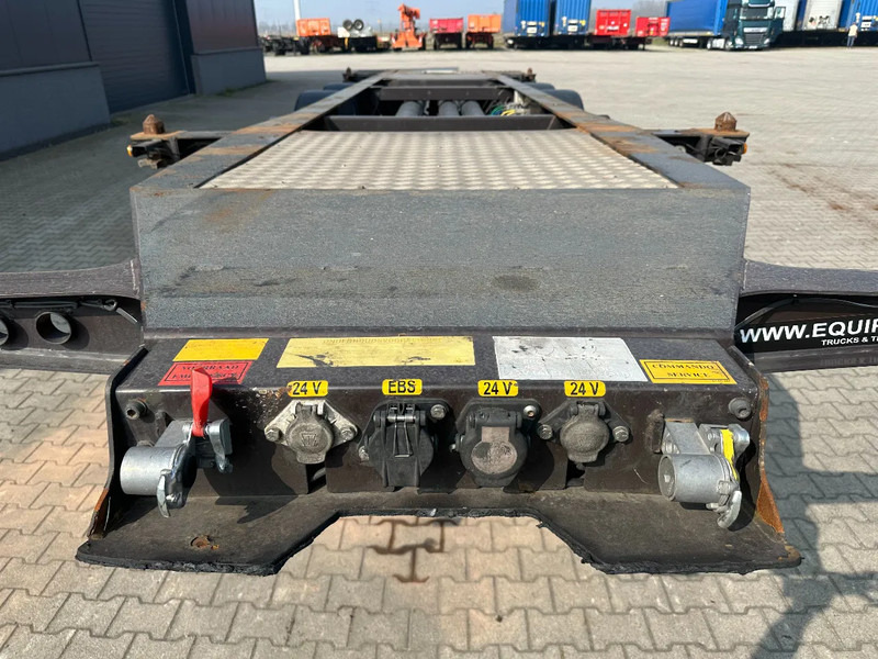 Semi-remorque porte-conteneur/ Caisse mobile Burg 20FT ADR (EX/II, EX/III, FL, AT) Chassis, Leergewicht : 3.690kg, SAF INTRADISC, 2x Liftachse, NL-Chassis: photos 6