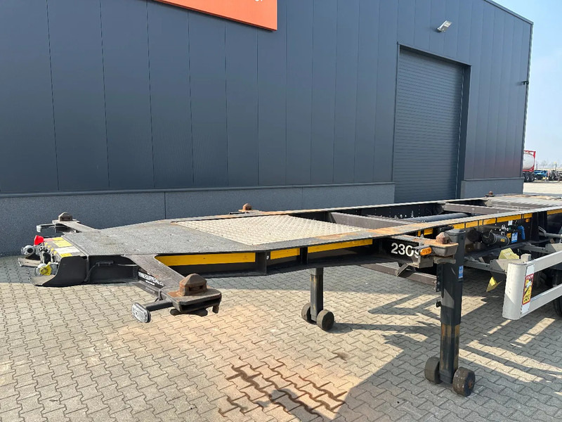 Semi-remorque porte-conteneur/ Caisse mobile Burg 20FT ADR (EX/II, EX/III, FL, AT) Chassis, Leergewicht : 3.690kg, SAF INTRADISC, 2x Liftachse, NL-Chassis: photos 8