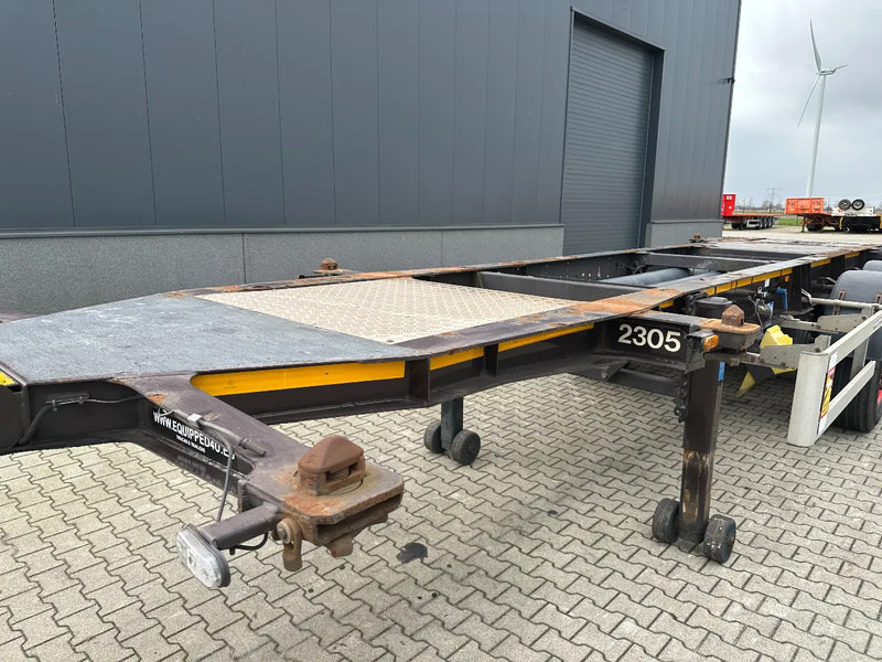 Semi-remorque porte-conteneur/ Caisse mobile Burg 20FT ADR (EX/II, EX/III, FL, AT) Chassis, Leergewicht : 3.690kg, SAF INTRADISC, 2x Liftachse, NL-Chassis: photos 10