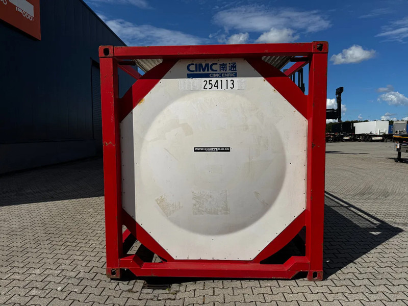 CIMC 20FT ISO, 25.050L / 1-COMP / 3 BAFFELS / T12 / 22K2 / 4 manholes / ADR valid until 11/2026 - Conteneur citerne: photos 5 CIMC 20FT ISO, 25.050L / 1-COMP / 3 BAFFELS / T12 / 22K2 / 4 manholes / ADR valid until 11/2026 - Conteneur citerne: photos 5