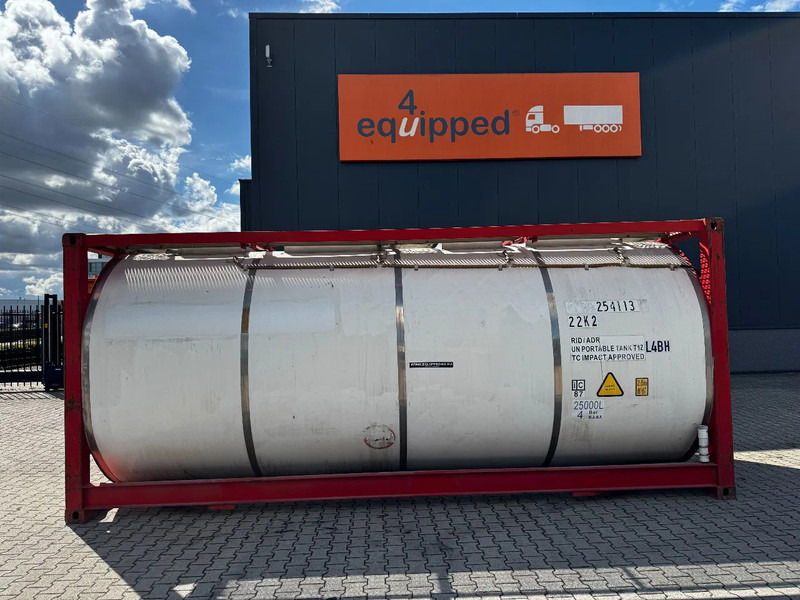 CIMC 20FT ISO, 25.050L / 1-COMP / 3 BAFFELS / T12 / 22K2 / 4 manholes / ADR valid until 11/2026 - Conteneur citerne: photos 2 CIMC 20FT ISO, 25.050L / 1-COMP / 3 BAFFELS / T12 / 22K2 / 4 manholes / ADR valid until 11/2026 - Conteneur citerne: photos 2