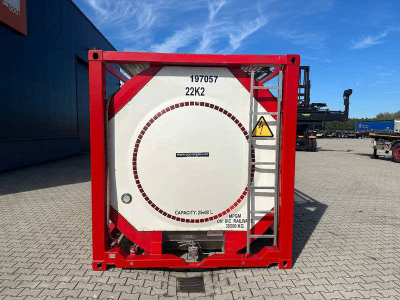 CIMC 20FT ISO, 25.080L / 1-COMP / 3 BAFFELS / 4 covers, 5Y valid until 12/2026 - Conteneur citerne: photos 3 CIMC 20FT ISO, 25.080L / 1-COMP / 3 BAFFELS / 4 covers, 5Y valid until 12/2026 - Conteneur citerne: photos 3