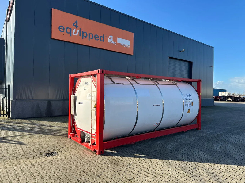 CIMC 20FT ISO, 25.080L / 1-COMP / 3 BAFFELS / T12 / 4 manholes / ADR valid until 12/2026 - Cuve de stockage: photos 1 CIMC 20FT ISO, 25.080L / 1-COMP / 3 BAFFELS / T12 / 4 manholes / ADR valid until 12/2026 - Cuve de stockage: photos 1