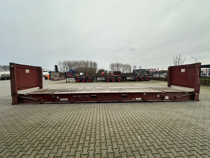 CIMC 40FT FLATRACK FLUSH FOLDING / CSC-test: 12/2027 / 10x available - Conteneur maritime: photos 3 CIMC 40FT FLATRACK FLUSH FOLDING / CSC-test: 12/2027 / 10x available - Conteneur maritime: photos 3