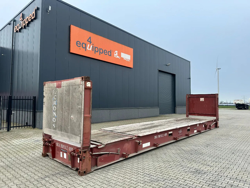 CIMC 40FT FLATRACK FLUSH FOLDING / CSC-test: 12/2027 / 10x available - Conteneur maritime: photos 1 CIMC 40FT FLATRACK FLUSH FOLDING / CSC-test: 12/2027 / 10x available - Conteneur maritime: photos 1