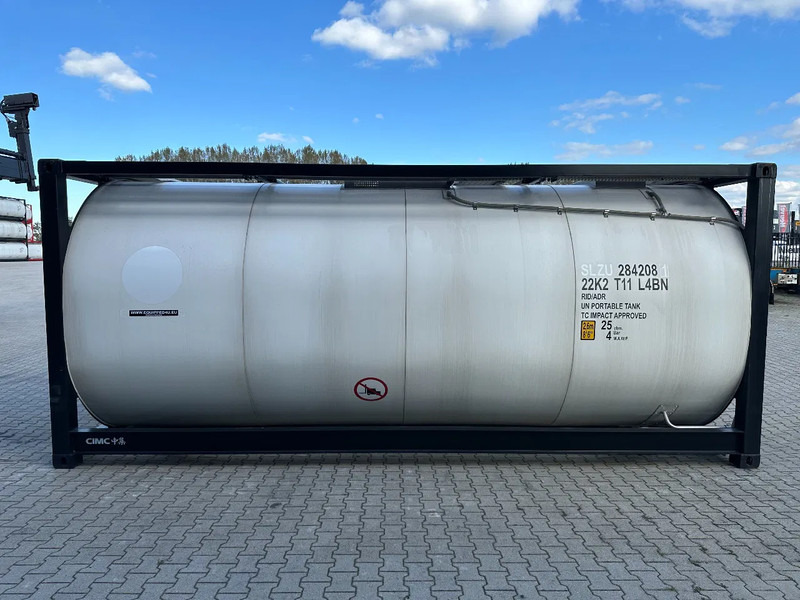 CIMC NEW / UNUSED, for FOOD STUFF or CHEMICAL, 20FT ISO, 25.030L, L4BN, UN Portable, T11, test: 1-2027 - Cuve de stockage: photos 3 CIMC NEW / UNUSED, for FOOD STUFF or CHEMICAL, 20FT ISO, 25.030L, L4BN, UN Portable, T11, test: 1-2027 - Cuve de stockage: photos 3