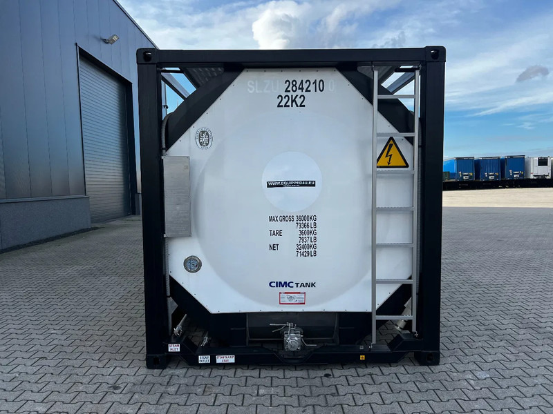CIMC UNUSED, BOTH FOOD STUFF/CHEMICAL USE, 20FT ISO, 25.000L, L4BN, UN Portable, T11, test: 1-2027 - Cuve de stockage: photos 5 CIMC UNUSED, BOTH FOOD STUFF/CHEMICAL USE, 20FT ISO, 25.000L, L4BN, UN Portable, T11, test: 1-2027 - Cuve de stockage: photos 5
