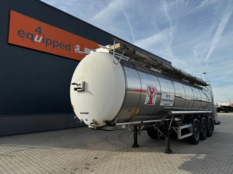Feldbinder LEBENSMITTEL / LEVENSMIDDELEN FOOD / 33.500L / 3-COMP / PUMPE / INOX / NL-trailer / APK: 10-2026 - Semi-remorque citerne: photos 1 Feldbinder LEBENSMITTEL / LEVENSMIDDELEN FOOD / 33.500L / 3-COMP / PUMPE / INOX / NL-trailer / APK: 10-2026 - Semi-remorque citerne: photos 1