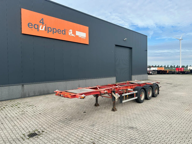 Groenewegen 20FT/30FT, ROR+drum, ALCOA, NL-Chassis, APK: 04/2026 - Semi-remorque porte-conteneur/ Caisse mobile: photos 1 Groenewegen 20FT/30FT, ROR+drum, ALCOA, NL-Chassis, APK: 04/2026 - Semi-remorque porte-conteneur/ Caisse mobile: photos 1