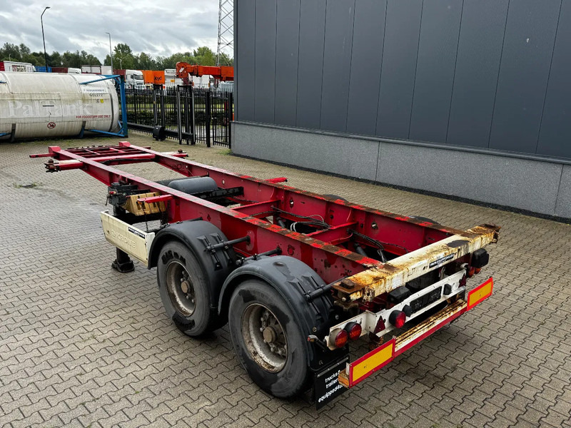 Krone 2-assig 20FT chassis, BPW + trommel, luchtvering, leeggewicht: 3.180kg - Semi-remorque porte-conteneur/ Caisse mobile: photos 4 Krone 2-assig 20FT chassis, BPW + trommel, luchtvering, leeggewicht: 3.180kg - Semi-remorque porte-conteneur/ Caisse mobile: photos 4