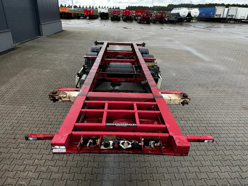 Krone 2-assig 20FT chassis, BPW + trommel, luchtvering, leeggewicht: 3.180kg - Semi-remorque porte-conteneur/ Caisse mobile: photos 2 Krone 2-assig 20FT chassis, BPW + trommel, luchtvering, leeggewicht: 3.180kg - Semi-remorque porte-conteneur/ Caisse mobile: photos 2