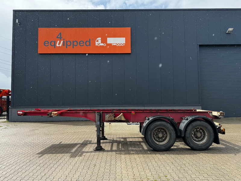 Krone 2-axle 20FT chassis, BPW + drumbrakes, airsuspension, empty weight: 3.180kg, 2x available - Semi-remorque porte-conteneur/ Caisse mobile: photos 2 Krone 2-axle 20FT chassis, BPW + drumbrakes, airsuspension, empty weight: 3.180kg, 2x available - Semi-remorque porte-conteneur/ Caisse mobile: photos 2