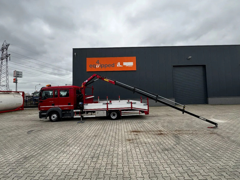 MAN TGL 8.180 crew cab (DOKA), HMF535 K3 crane, 283 running hours only, 211.164 KM, ramps, EURO-6, TOP,-condition - Camion grue: photos 2 MAN TGL 8.180 crew cab (DOKA), HMF535 K3 crane, 283 running hours only, 211.164 KM, ramps, EURO-6, TOP,-condition - Camion grue: photos 2