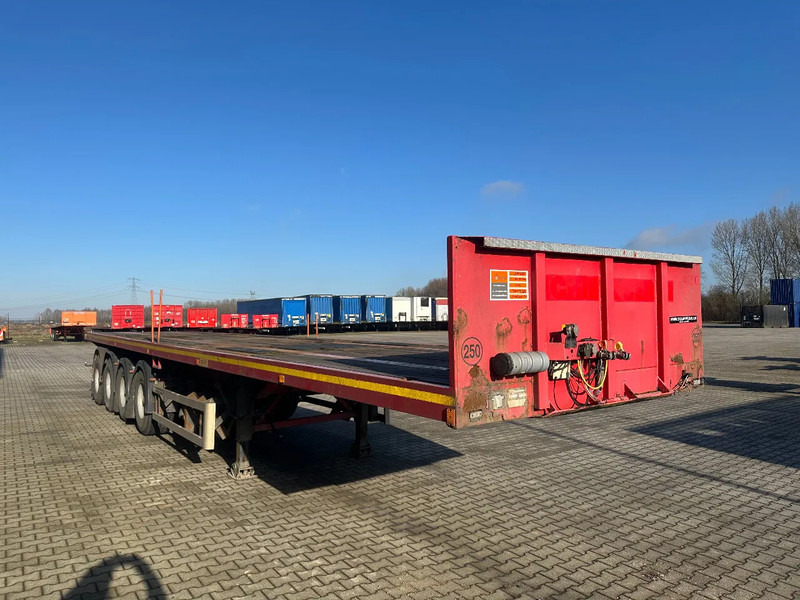 MOL 62 tons Ballast trailer, 4 axles, 2 steering axles, Belgium- trailer, 70% tyres - Semi-remorque plateau: photos 5 MOL 62 tons Ballast trailer, 4 axles, 2 steering axles, Belgium- trailer, 70% tyres - Semi-remorque plateau: photos 5