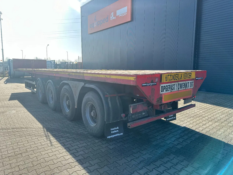 MOL 62 tons Ballast trailer, 4 axles, 2 steering axles, Belgium- trailer, 70% tyres - Semi-remorque plateau: photos 2 MOL 62 tons Ballast trailer, 4 axles, 2 steering axles, Belgium- trailer, 70% tyres - Semi-remorque plateau: photos 2