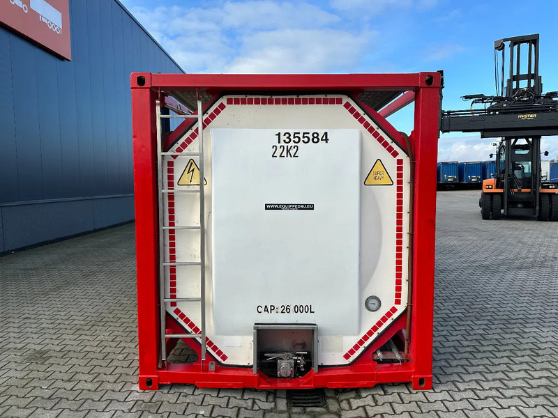 Cuve de stockage pour transport de carburant SINGAMAS 20FT ISO, 26.000L/1-COMP/3 BAFFELS/3 manholes, ADR inspectio valid till: 07/2025: photos 6