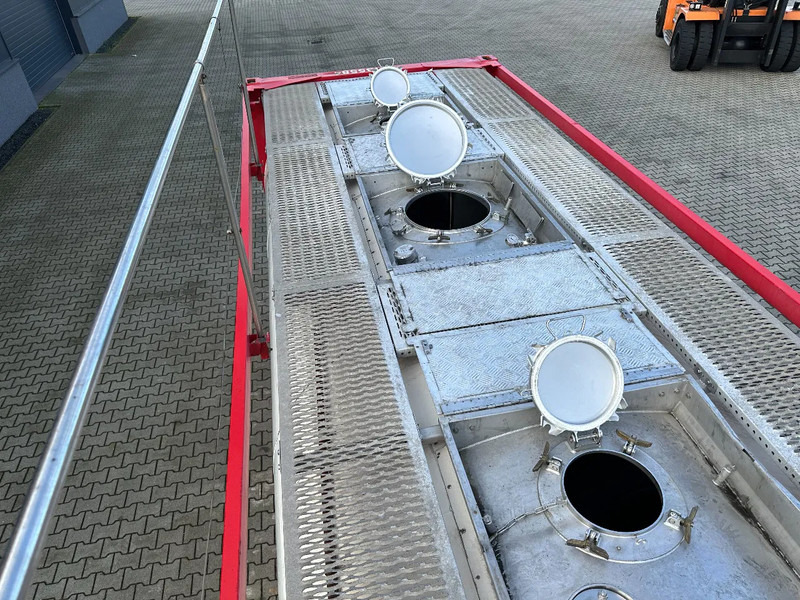 Cuve de stockage pour transport de carburant SINGAMAS 20FT ISO, 26.000L/1-COMP/3 BAFFELS/3 manholes, ADR inspectio valid till: 07/2025: photos 15