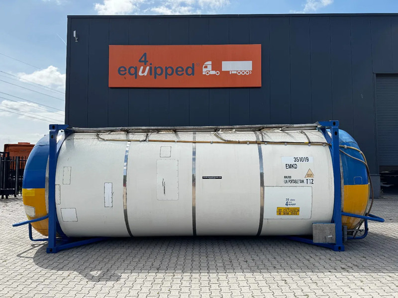 UBH 20FT SWAP 34.570L, 4 baffles / 5 holes / T12 / 5Y-test valid till 07/2026 - Conteneur citerne: photos 2 UBH 20FT SWAP 34.570L, 4 baffles / 5 holes / T12 / 5Y-test valid till 07/2026 - Conteneur citerne: photos 2