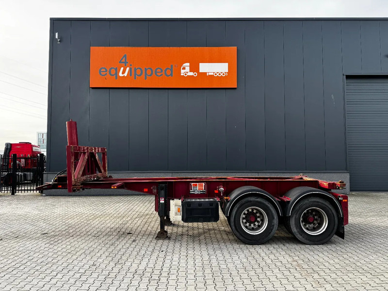 Van Hool 2 AXLE 20FT TIPPING-CHASSIS / TWIN-TIRES / BPW + DISC / ALCOA - Semi-remorque porte-conteneur/ Caisse mobile: photos 2 Van Hool 2 AXLE 20FT TIPPING-CHASSIS / TWIN-TIRES / BPW + DISC / ALCOA - Semi-remorque porte-conteneur/ Caisse mobile: photos 2