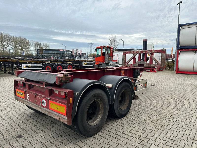 Van Hool 2 AXLE 20FT TIPPING-CHASSIS, TWIN-TIRES, BPW + DRUM, ALCOA - Semi-remorque porte-conteneur/ Caisse mobile: photos 3 Van Hool 2 AXLE 20FT TIPPING-CHASSIS, TWIN-TIRES, BPW + DRUM, ALCOA - Semi-remorque porte-conteneur/ Caisse mobile: photos 3