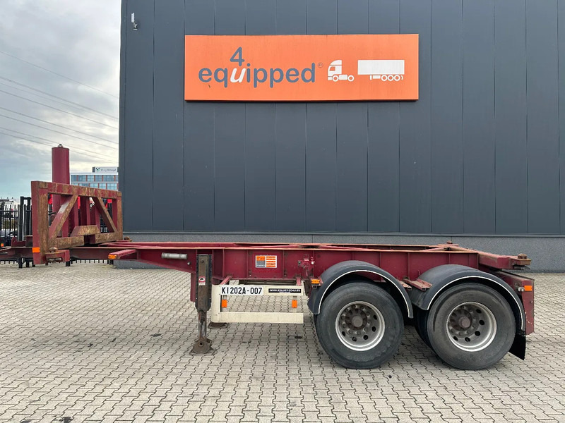 Van Hool 2 AXLE 20FT TIPPING-CHASSIS, TWIN-TIRES, BPW + DRUM, ALCOA - Semi-remorque porte-conteneur/ Caisse mobile: photos 2 Van Hool 2 AXLE 20FT TIPPING-CHASSIS, TWIN-TIRES, BPW + DRUM, ALCOA - Semi-remorque porte-conteneur/ Caisse mobile: photos 2