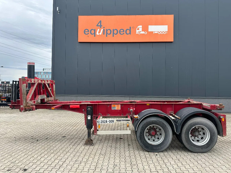 Van Hool 2 AXLE 20FT TIPPING-CHASSIS, TWIN-TIRES, BPW + DRUM, ALCOA - Semi-remorque porte-conteneur/ Caisse mobile: photos 2 Van Hool 2 AXLE 20FT TIPPING-CHASSIS, TWIN-TIRES, BPW + DRUM, ALCOA - Semi-remorque porte-conteneur/ Caisse mobile: photos 2