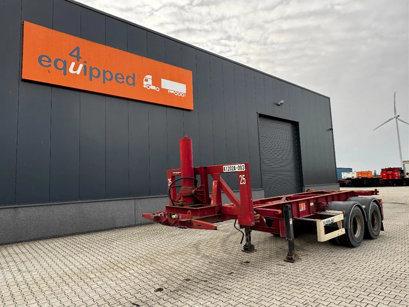 Van Hool 2 AXLE 20FT TIPPING-CHASSIS, TWIN-TIRES, BPW + DRUM - Semi-remorque porte-conteneur/ Caisse mobile: photos 1 Van Hool 2 AXLE 20FT TIPPING-CHASSIS, TWIN-TIRES, BPW + DRUM - Semi-remorque porte-conteneur/ Caisse mobile: photos 1