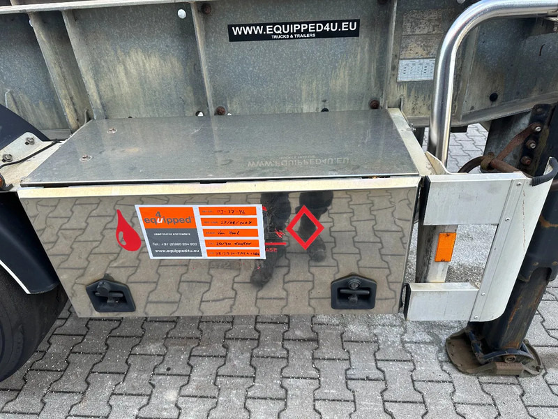 Semi-remorque porte-conteneur/ Caisse mobile Van Hool 20FT/30FT, ADR (EX/II, EX/III, FL, AT), BPW + drum, ALCOA, galvanized, liftaxle, NL-Chassis: photos 16
