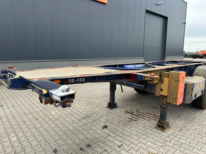Semi-remorque porte-conteneur/ Caisse mobile Van Hool 20FT/30FT, ADR (EX/II, EX/III, FL, AT), BPW + drum, ALCOA, galvanized, liftaxle, NL-Chassis: photos 10