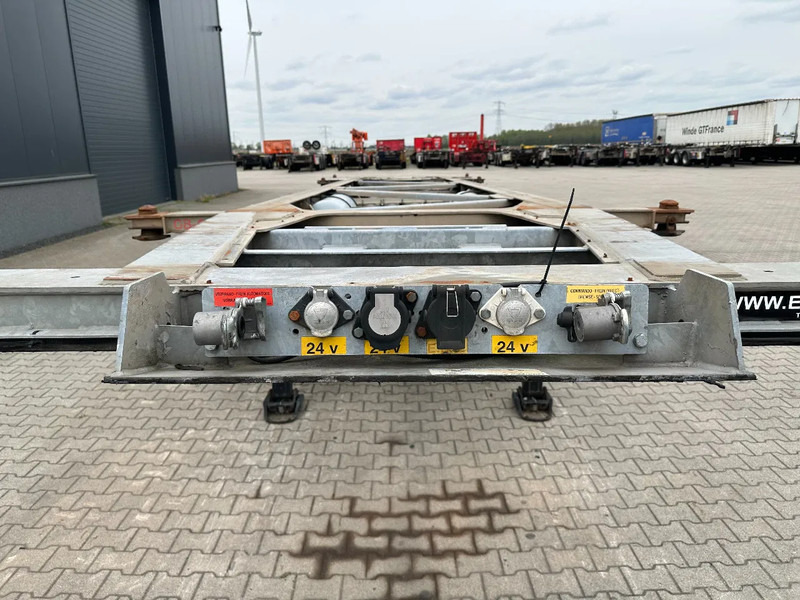 Semi-remorque porte-conteneur/ Caisse mobile Van Hool 20FT/30FT, ADR (EX/II, EX/III, FL, AT), BPW + drum, ALCOA, galvanized, liftaxle, NL-Chassis: photos 9