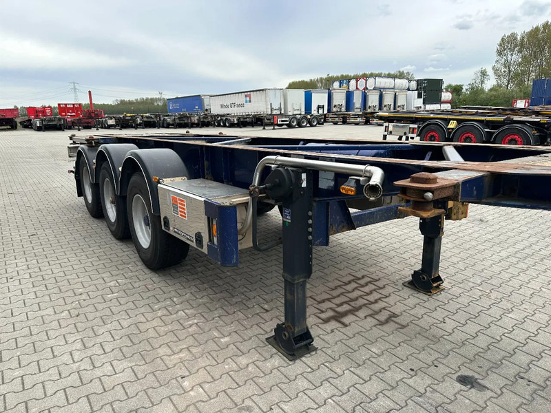 Semi-remorque porte-conteneur/ Caisse mobile Van Hool 20FT/30FT, ADR (EX/II, EX/III, FL, AT), BPW + drum, ALCOA, galvanized, liftaxle, NL-Chassis: photos 15
